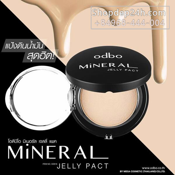 [Odbo] Phấn tươi Odbo Mineral Jelly Pact 13g OD619